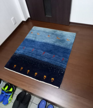 手織り絨毯 ギャベ展示会